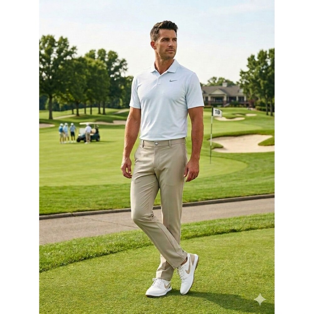 Nike Men's 36x32 Golf Pants Limestone Khaki Beige Dri-FIT Victory DN2397-250